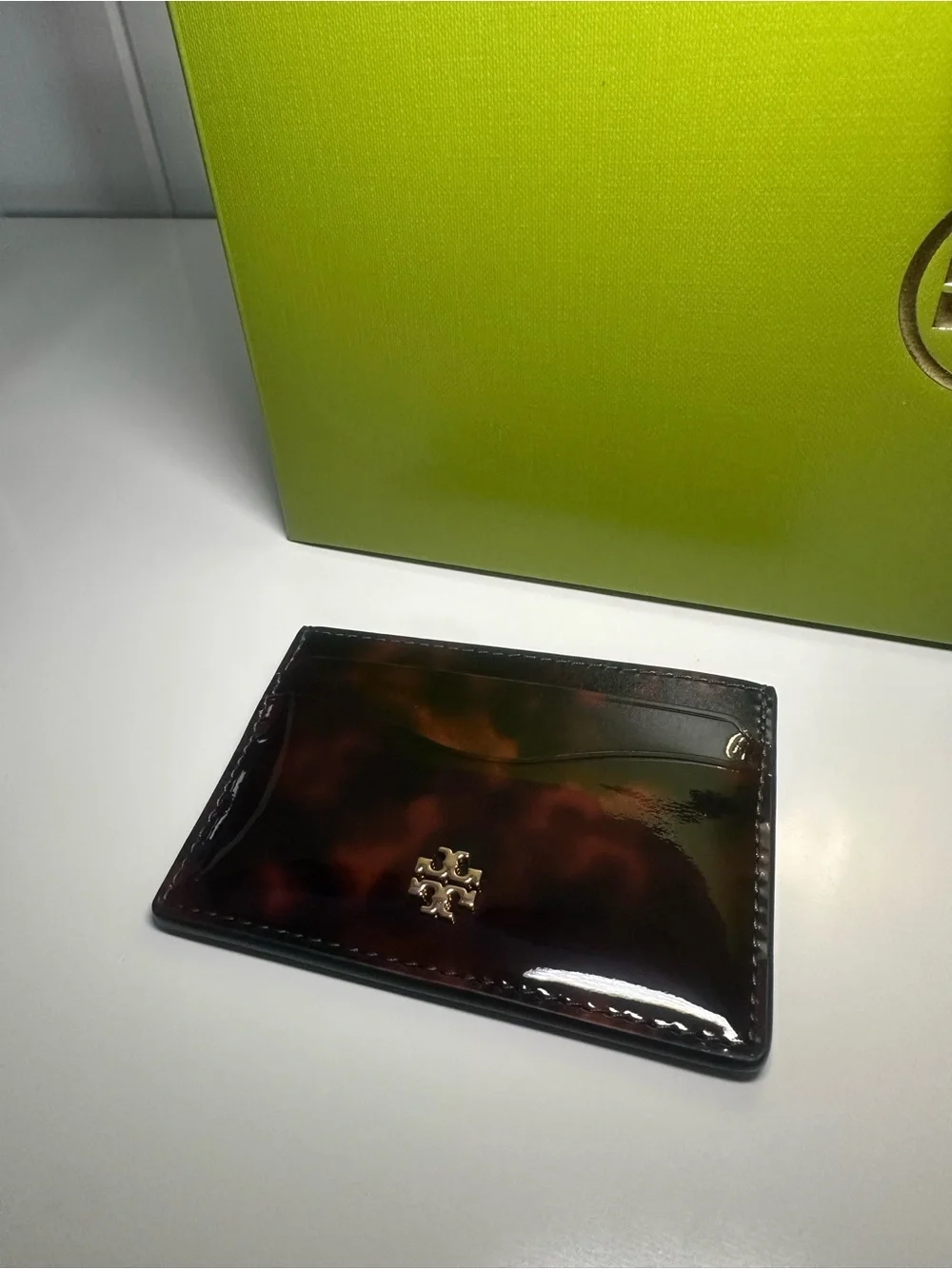 Tory Burch Tortoise Card Holder - Picture 2 of 4